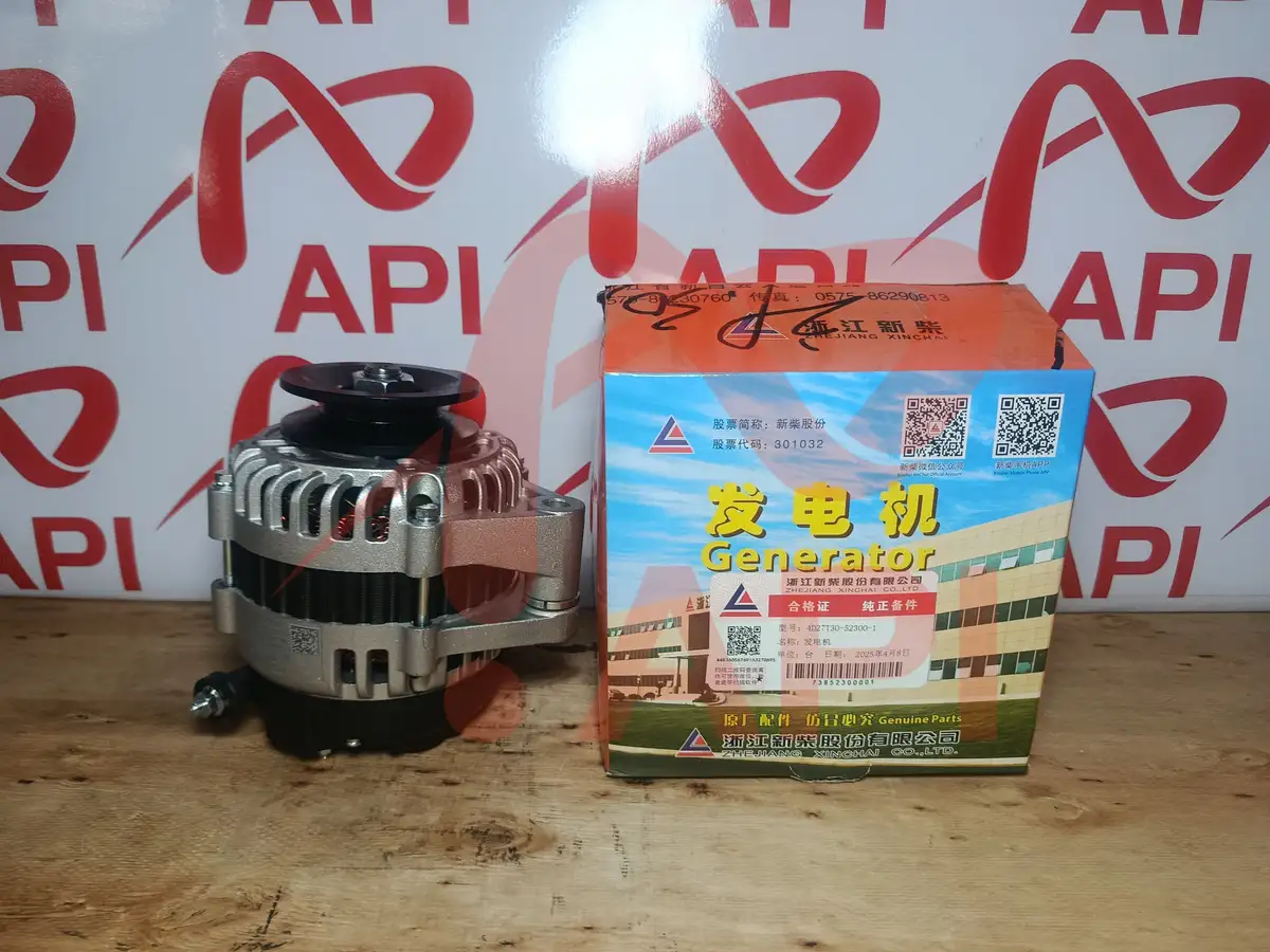 Máy phát điện xinchai động cơ 4d27 mặt ngang