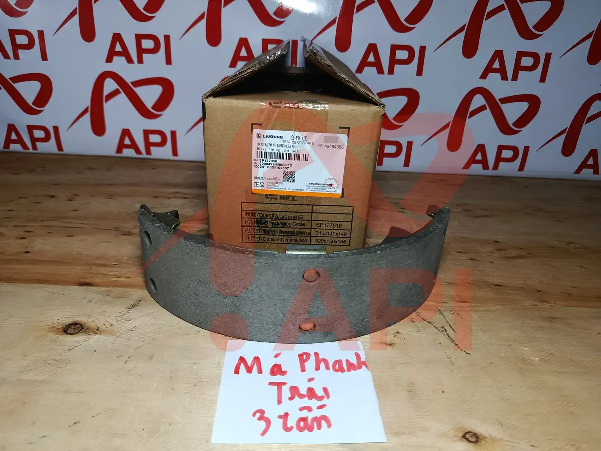 Má phanh bên trái xe nâng 3 tấn LiuGong kèm ghi chú