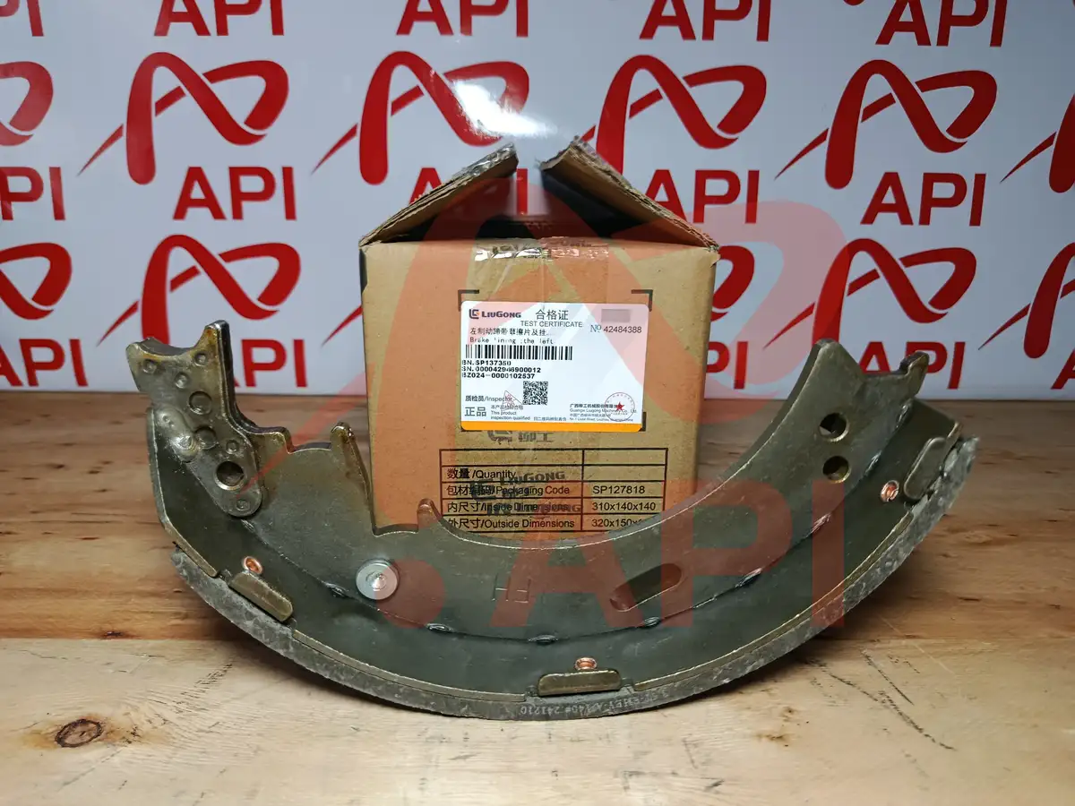 mặt sau Má phanh bên trái xe nâng 3 tấn LiuGong kèm tem