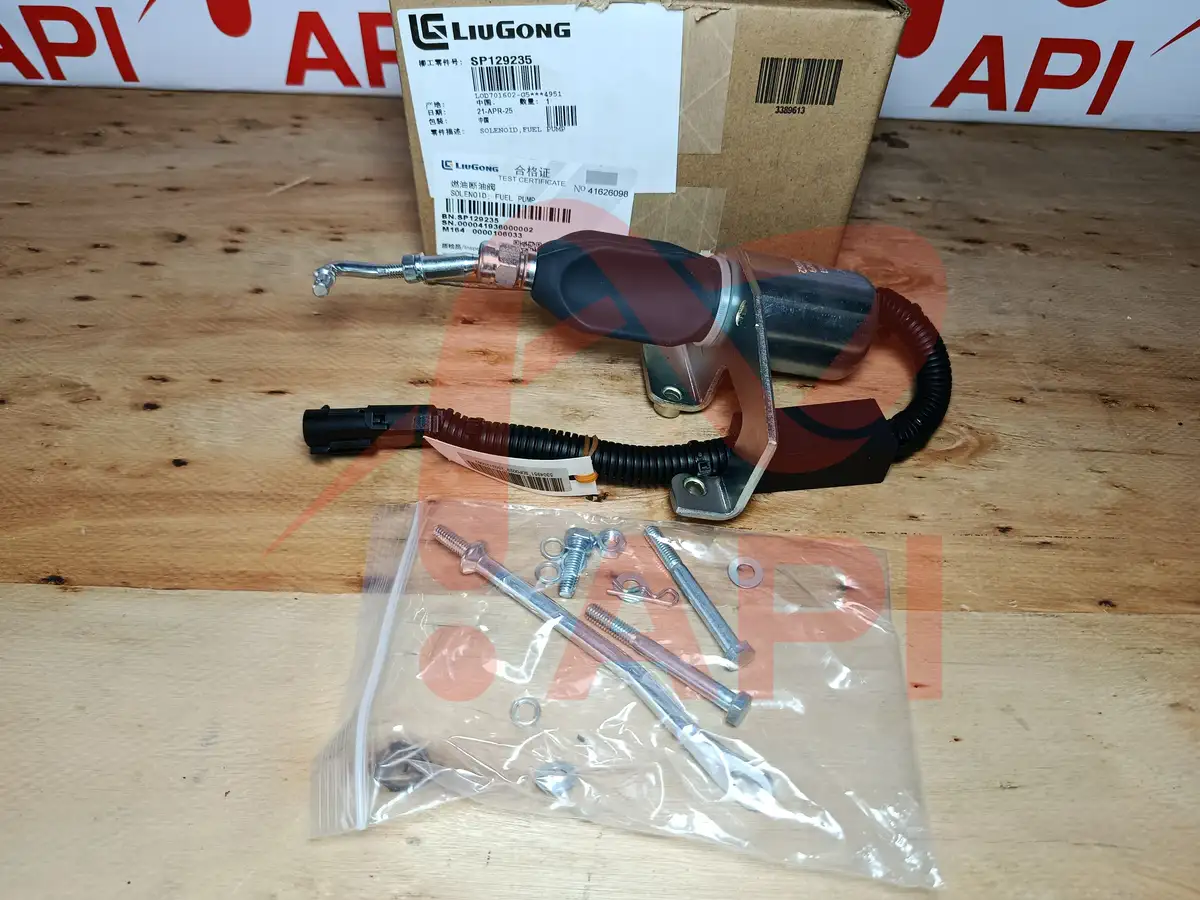 Cả bộ Mặt trên rơ le tắt máy Liugong SP129325 kèm tem