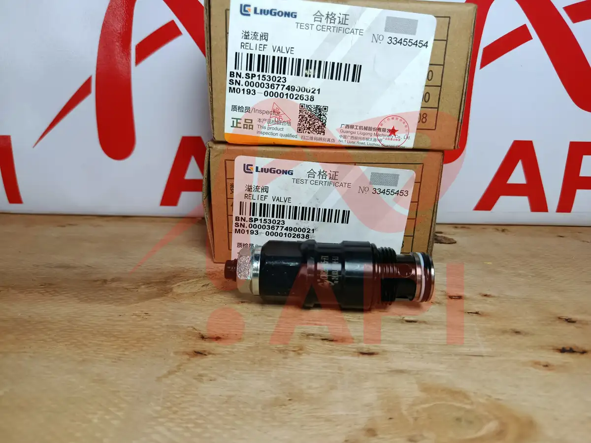 Van chỉnh áp xe nâng LiuGong chụp ngang khoảng cách xa