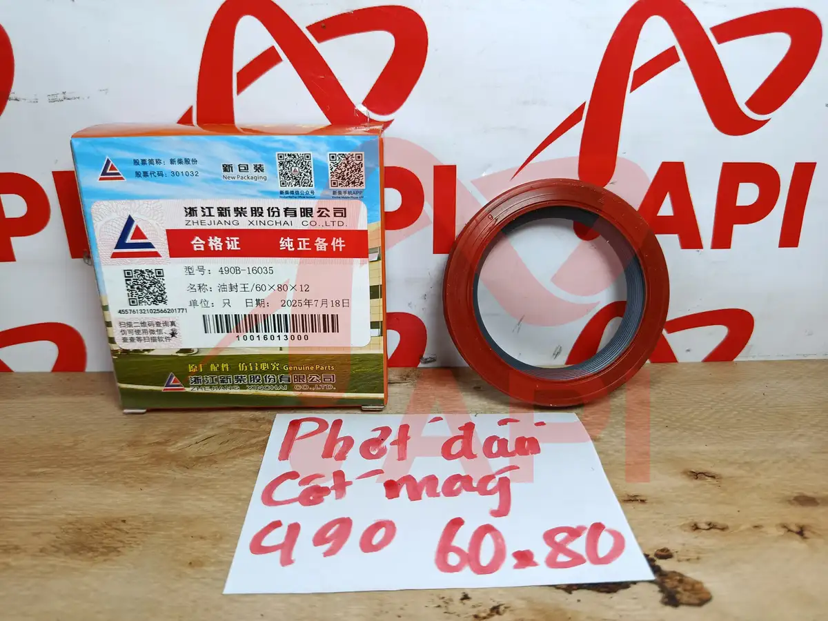 Phớt đầu cốt máy 490 kèm tên