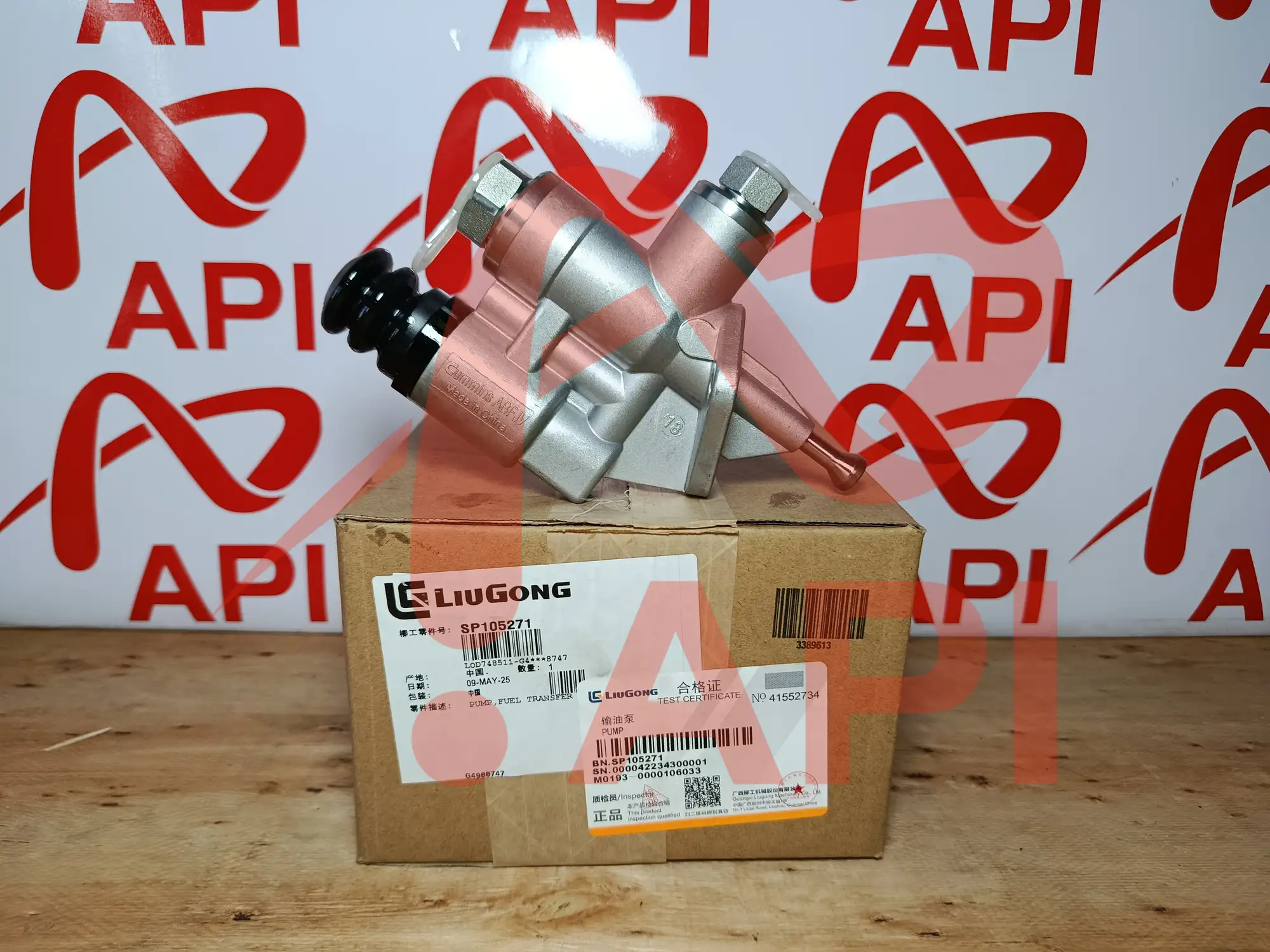 Tổng quan Bơm tay dầu Cummins xúc lật LiuGong SP105271