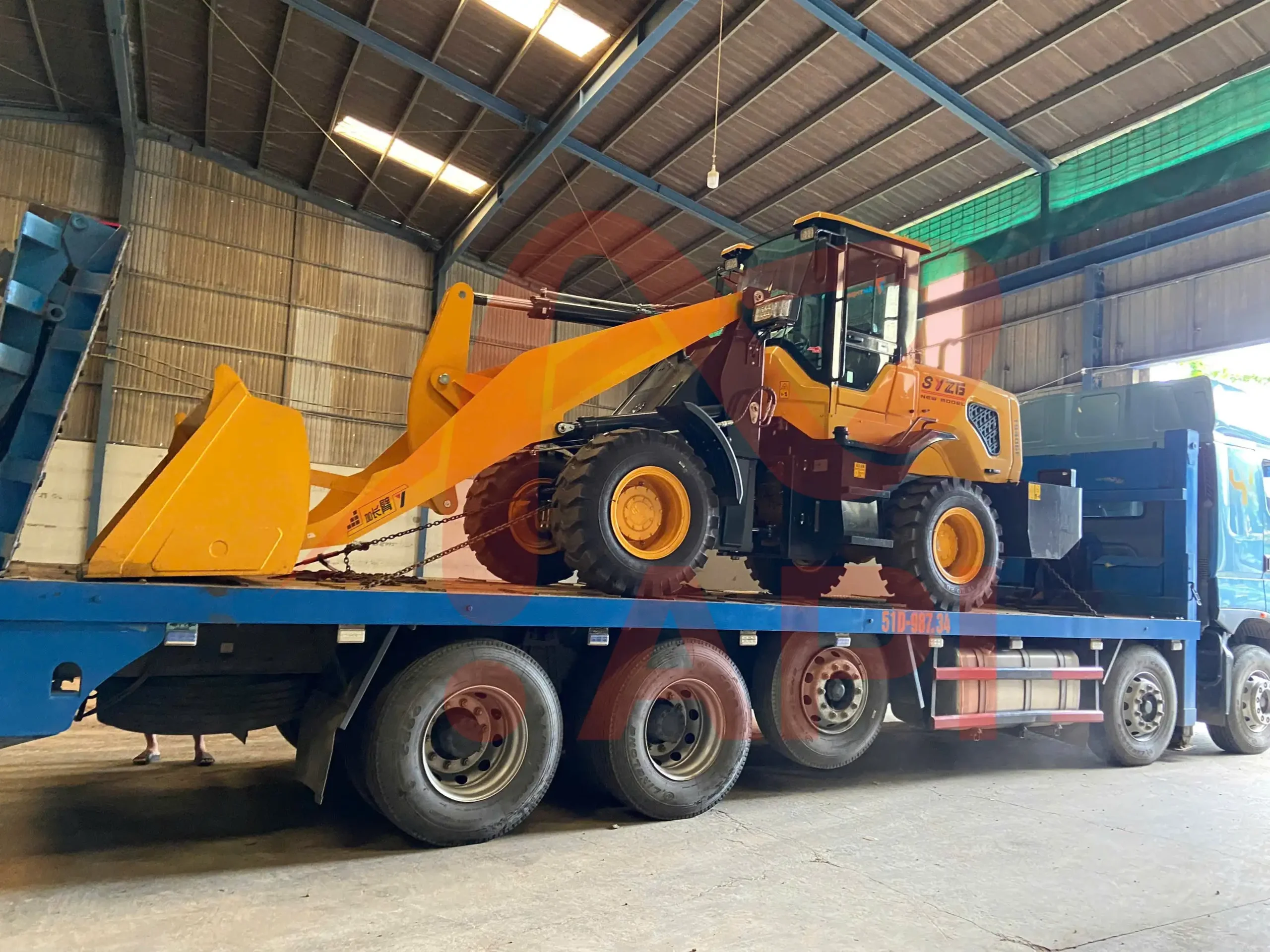 Cho Thuê Xe Nâng, Xúc Lật Dài Hạn – Bảo Dưỡng Miễn Phí Máy xúc lật SYZG cho thuê tại Thiết Bị API