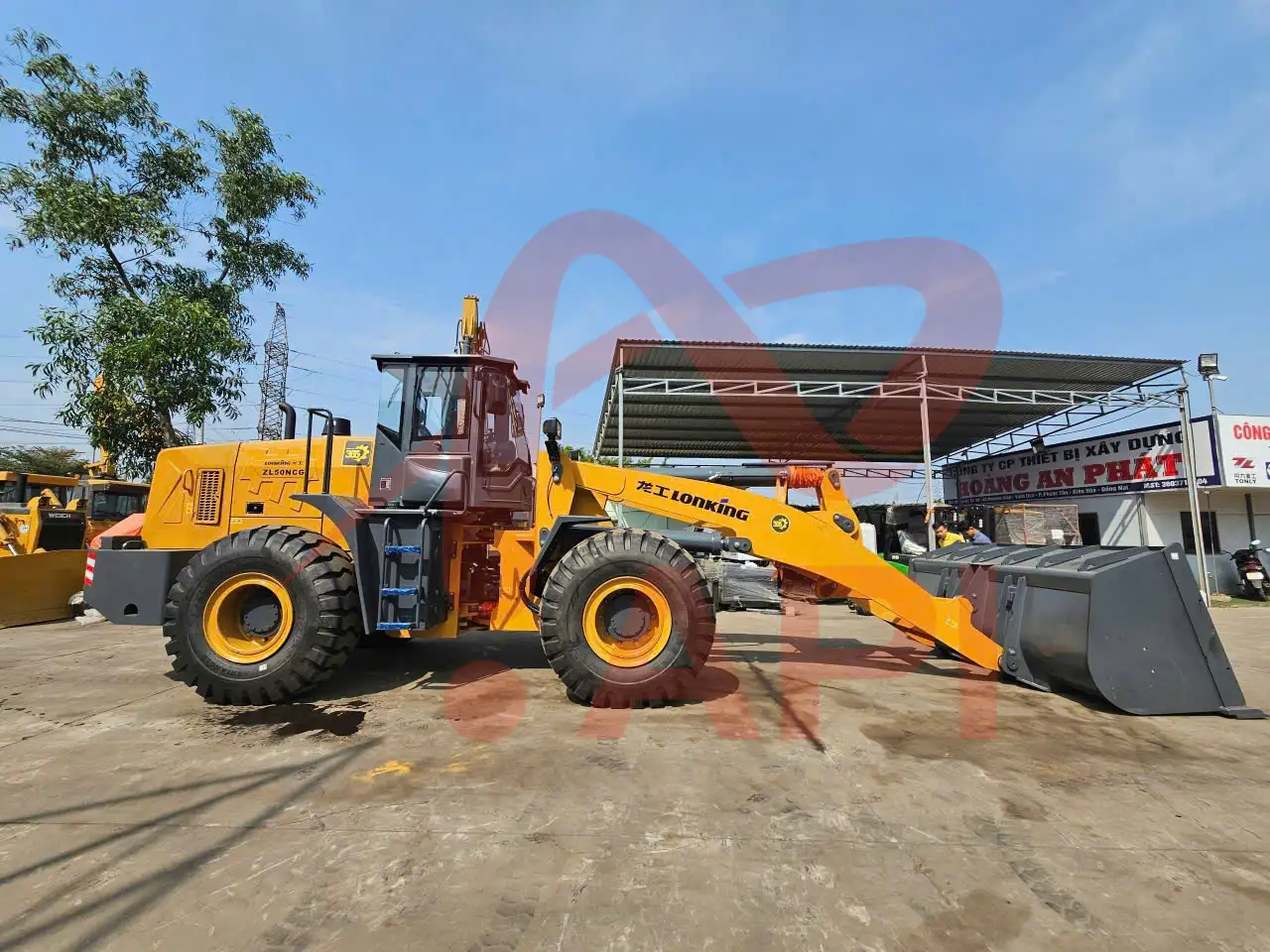 Máy xúc lật Lonking cho thuê tại Thiết Bị API