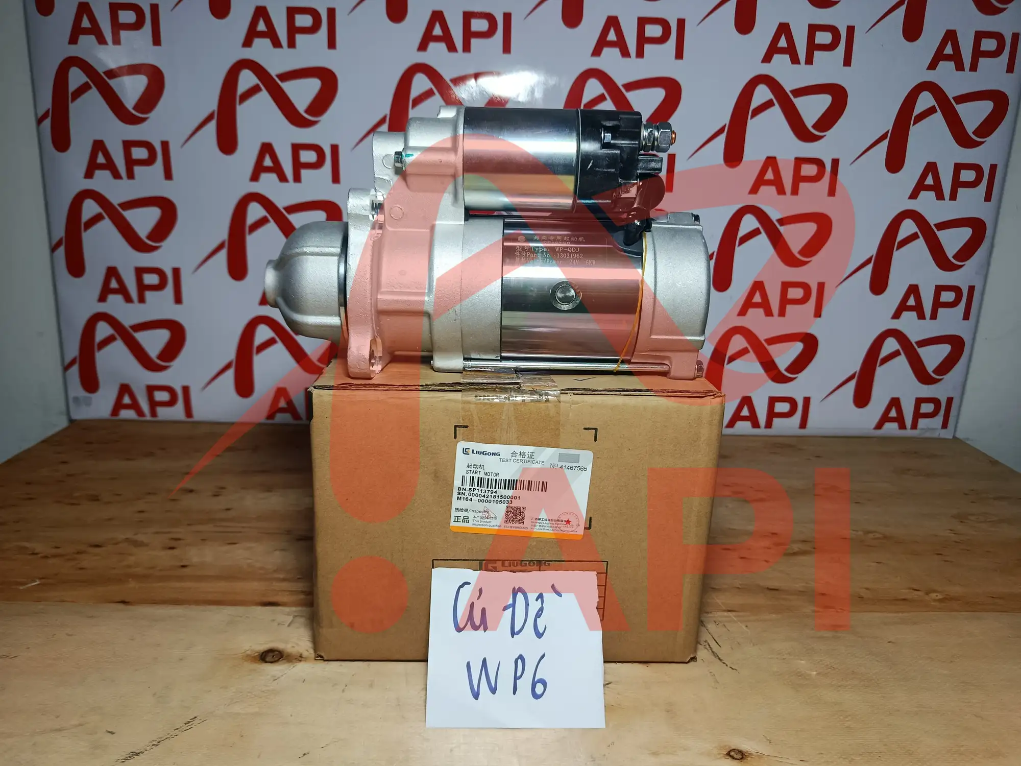 Củ đề động cơ Weichai WP6 xúc lật LiuGong