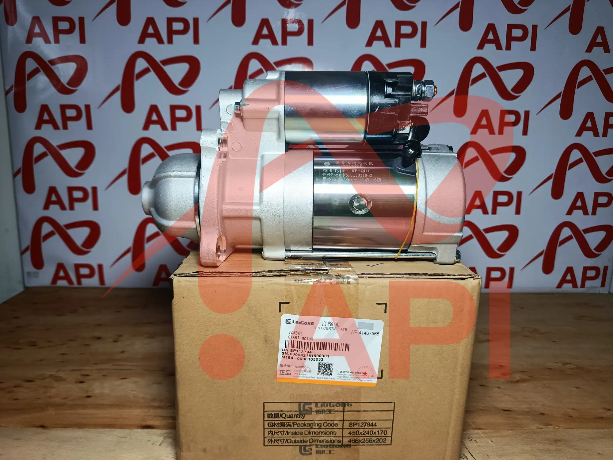 Chụp sát tem Củ đề động cơ Weichai WP6 xúc lật LiuGong