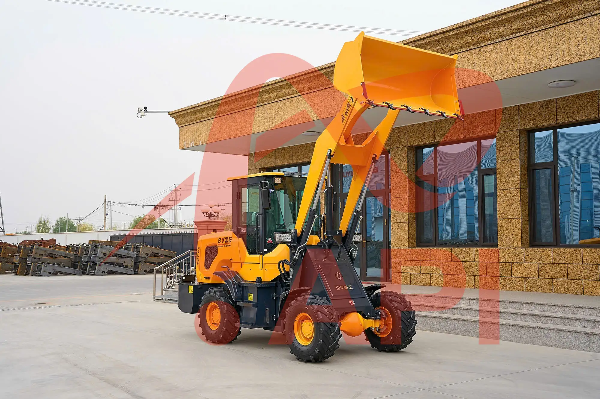 Máy xúc lật gầu 0.8m3, 1.8 tấn SYZG T932A