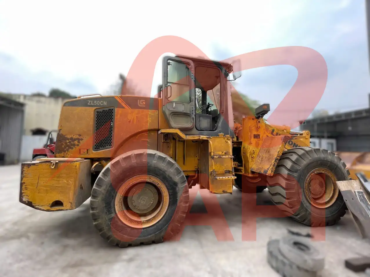 Máy xúc lật cũ gầu 3m3, 5 tấn LiuGong ZL50CN