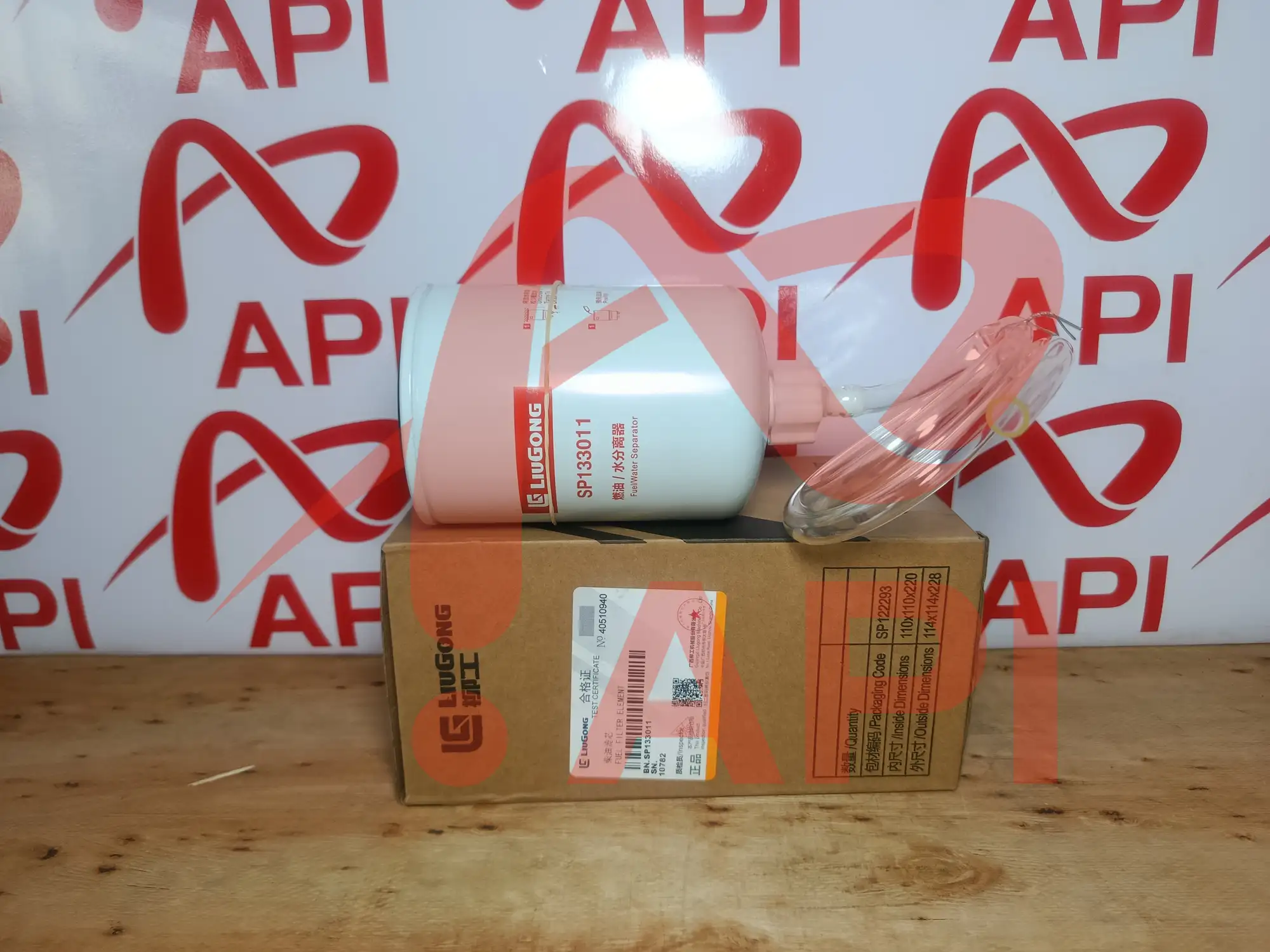 Lọc nhiên liệu tinh SP133011 LiuGong – nhãn Fuel Water Separator