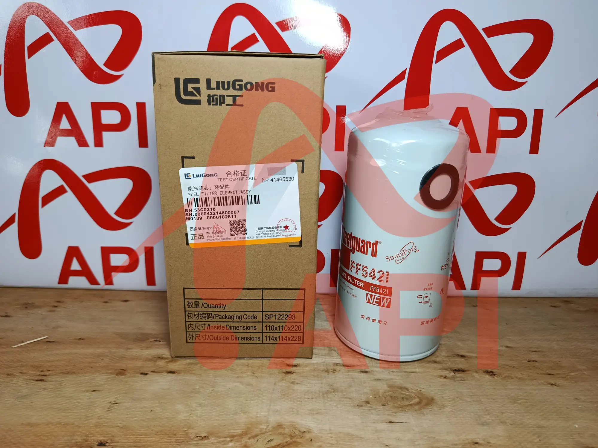 Lọc nhiên liệu LiuGong FF5421 – lõi lọc Fleetguard chính hãng