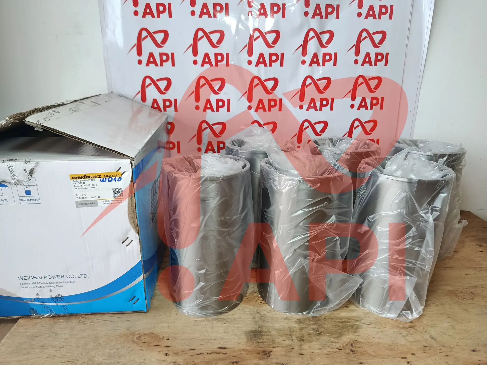 Ống lót xi lanh Weichai WD10 xúc lật Lonking 60980002953