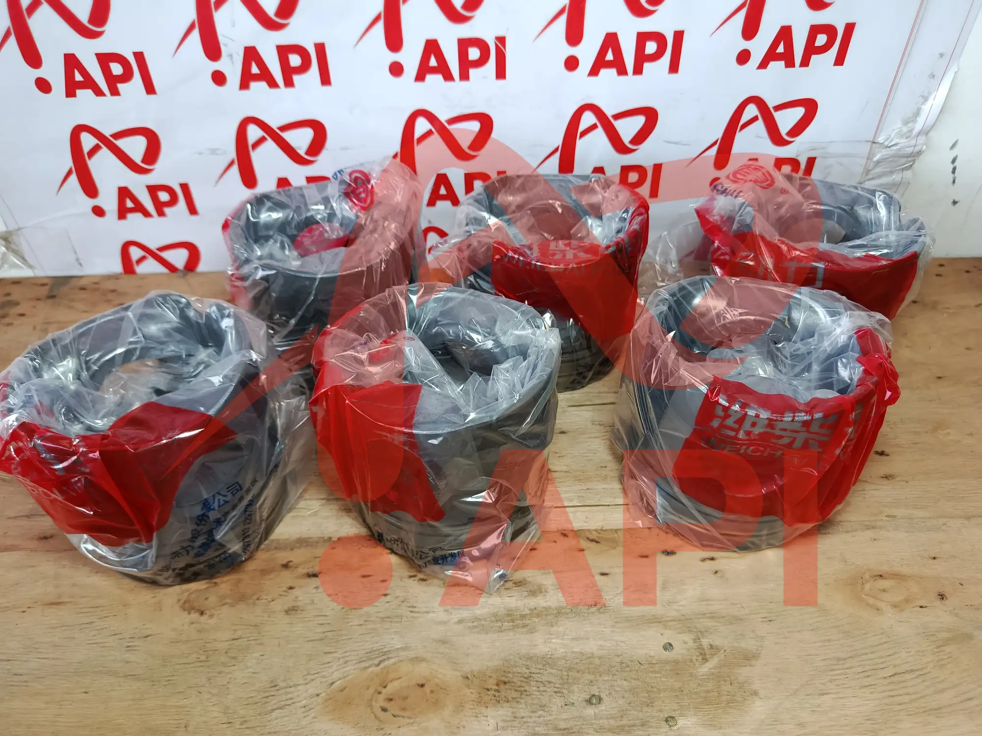 Piston động cơ Weichai WD10 xúc lật Lonking 60101800046 - chụp cả bộ