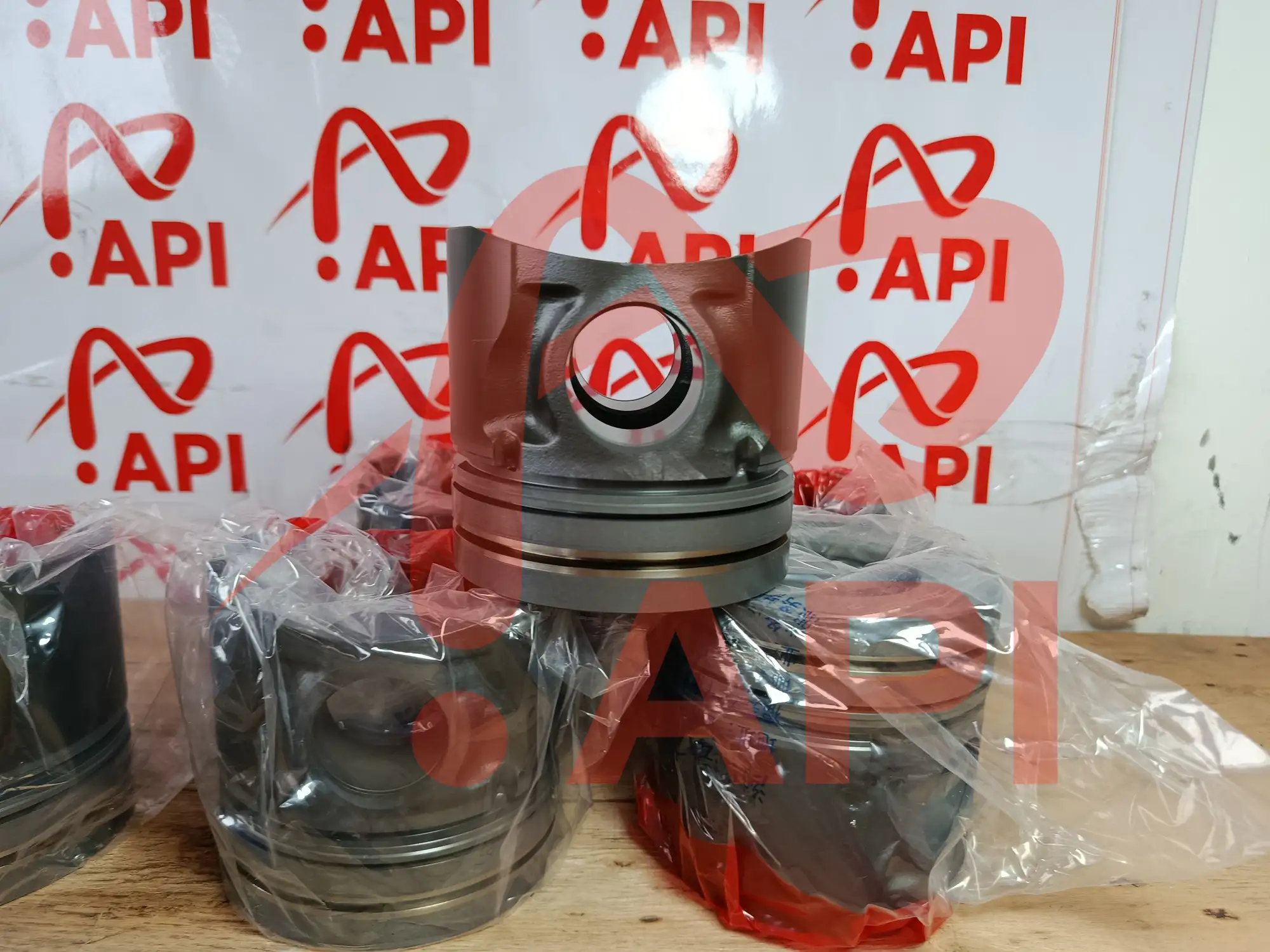 Piston động cơ Weichai WP6 xúc lật Lonking 60900008228 - mặt trước piston