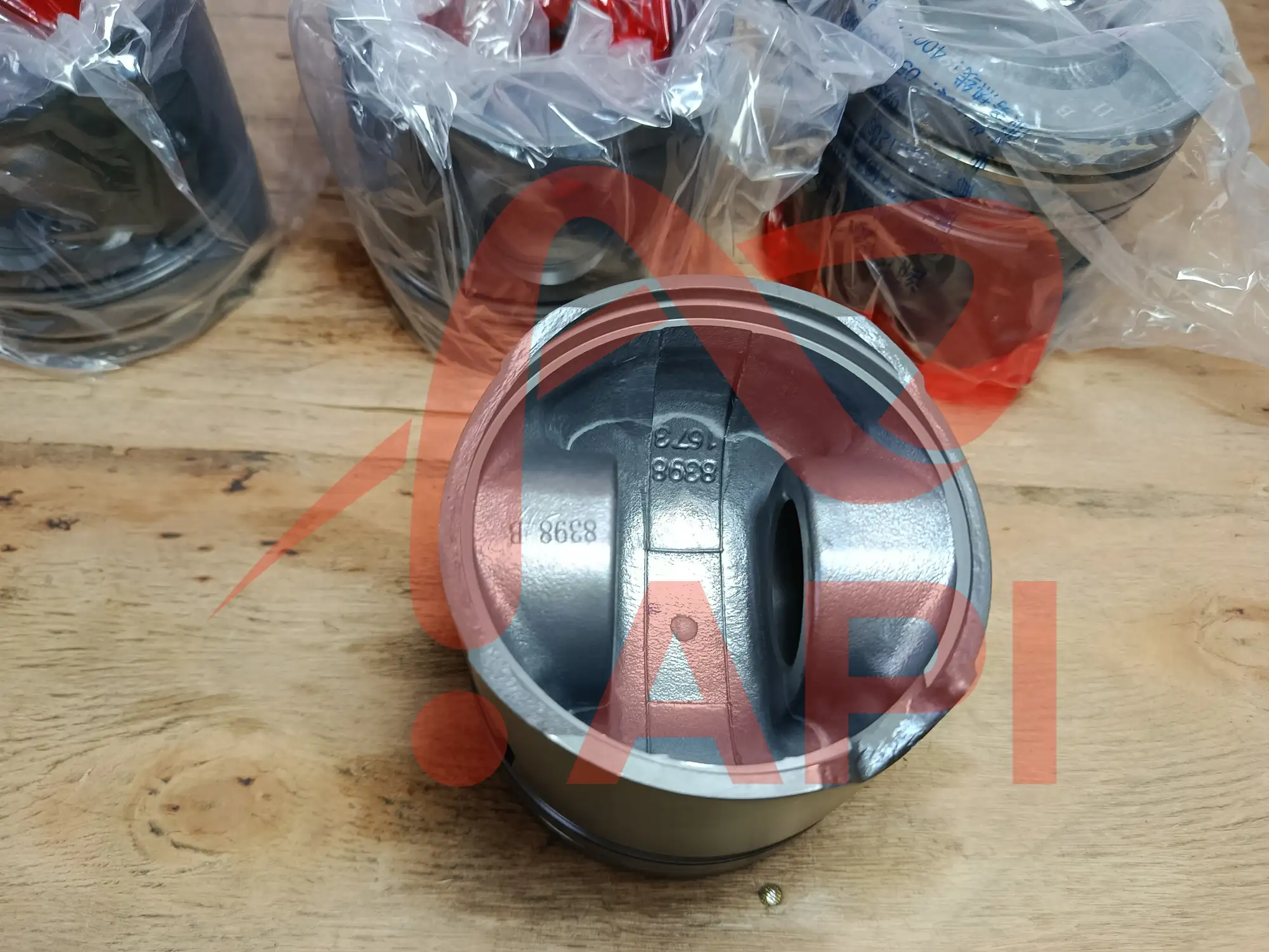 Piston động cơ Weichai WP6 xúc lật Lonking 60900008228 - mặt trên