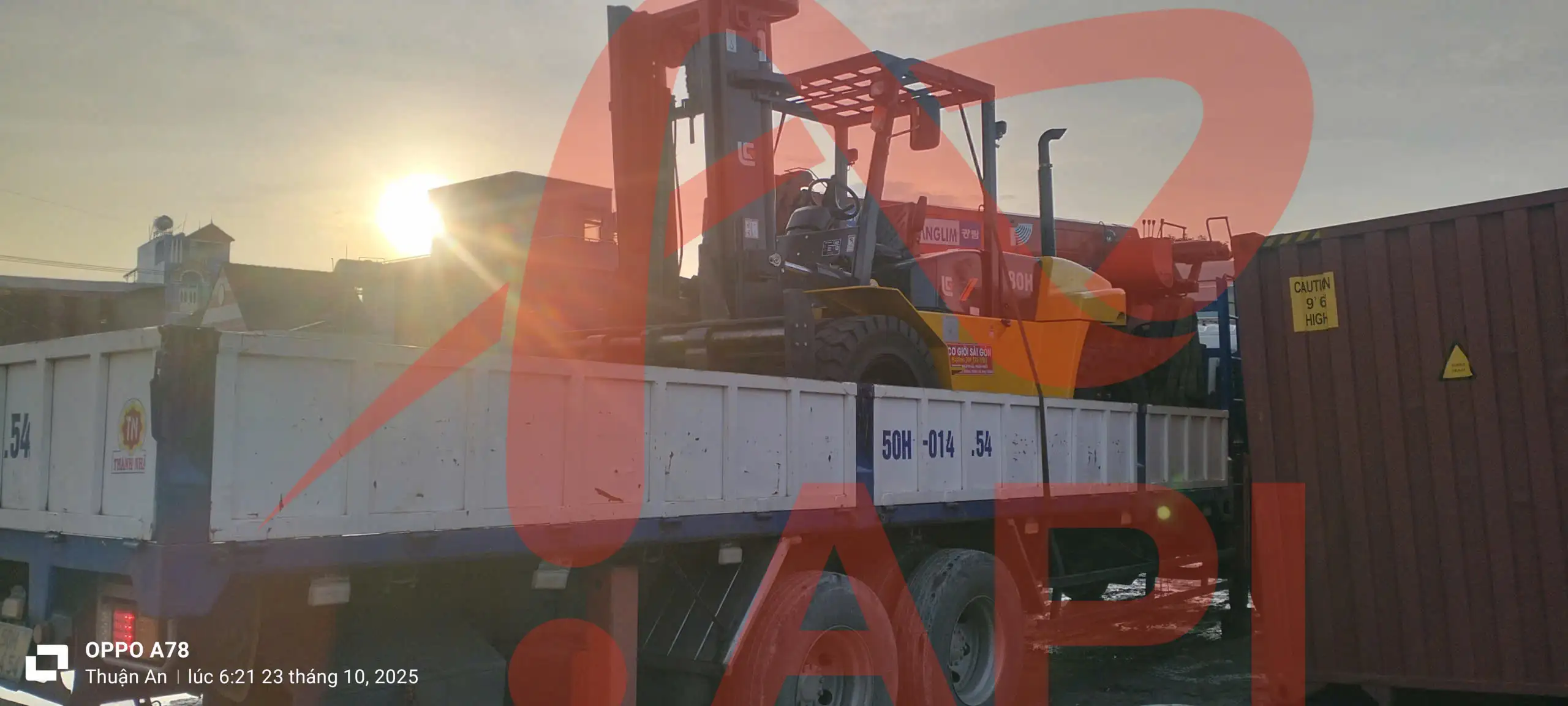 Xe nâng dầu 7 tấn dùng trong ngành nào