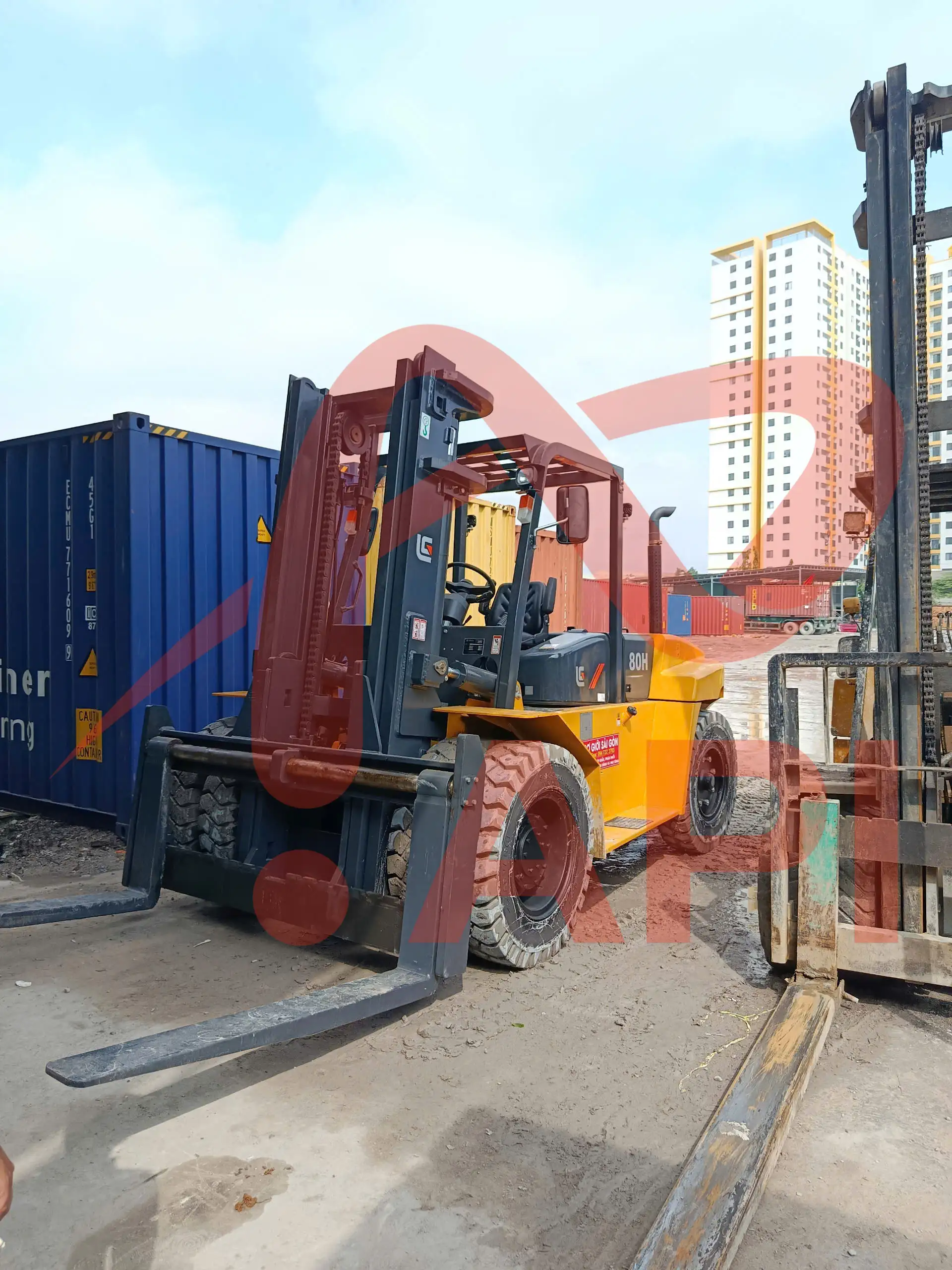 Xe nâng dầu 7 tấn dùng trong ngành nào