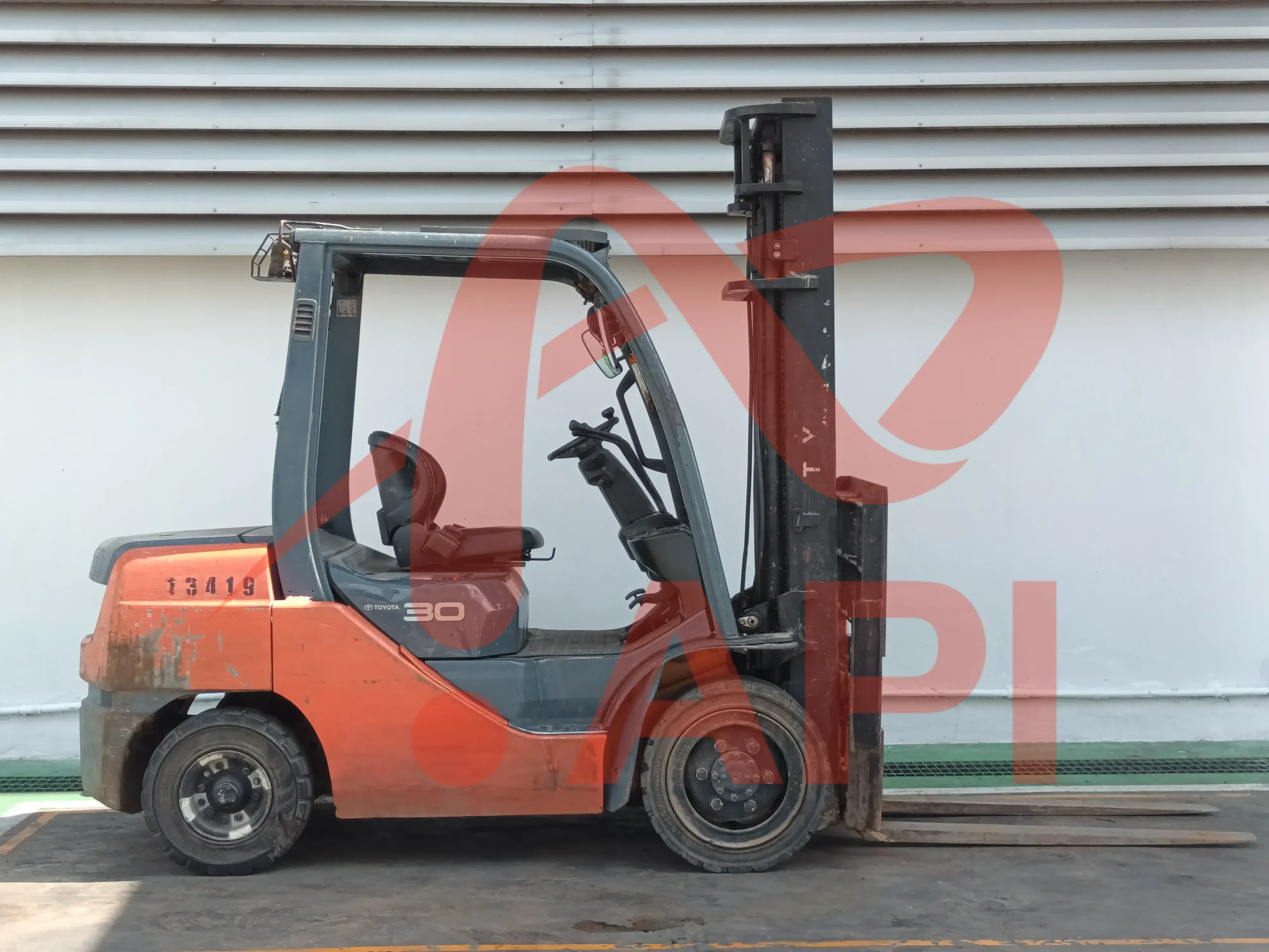 Xe nâng dầu cũ 3 tấn Toyota 62-8FD30