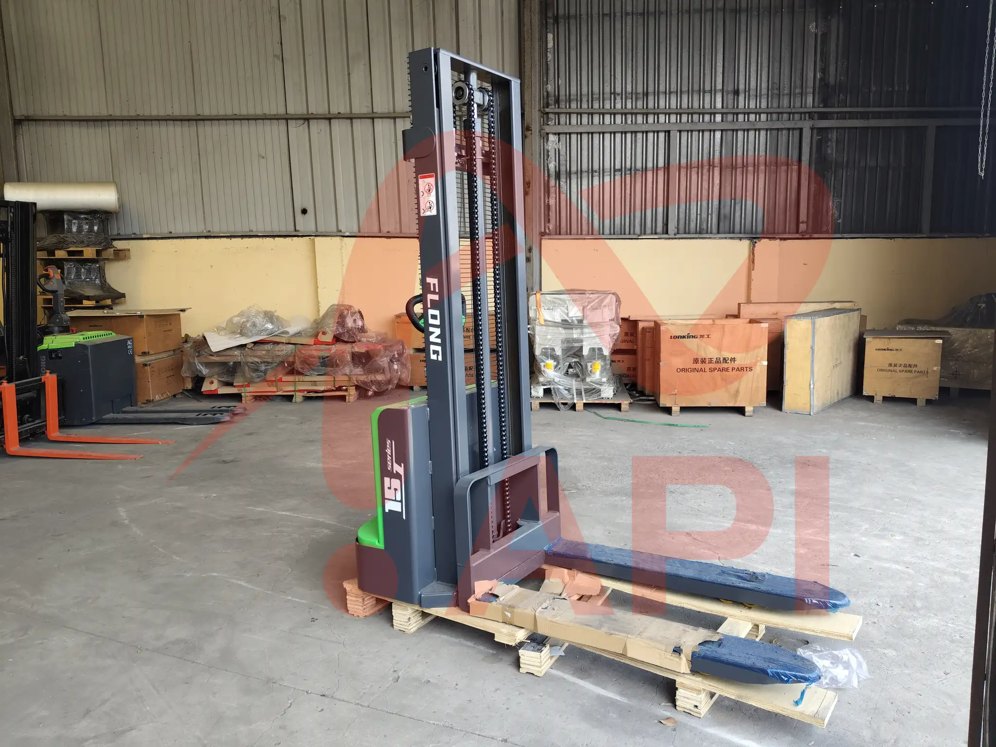 Xe nâng điện cao kéo tay 1.5 tấn Flong CDD15-E1C2