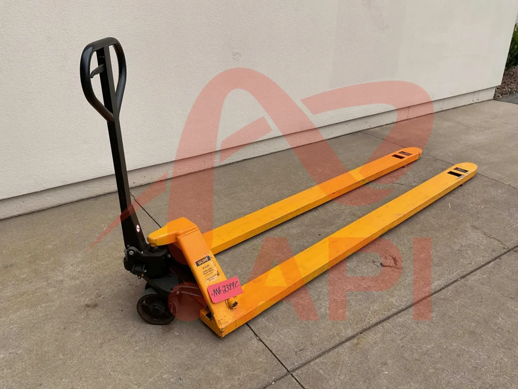 Ảnh thực tế xe nâng tay cơ càng dài