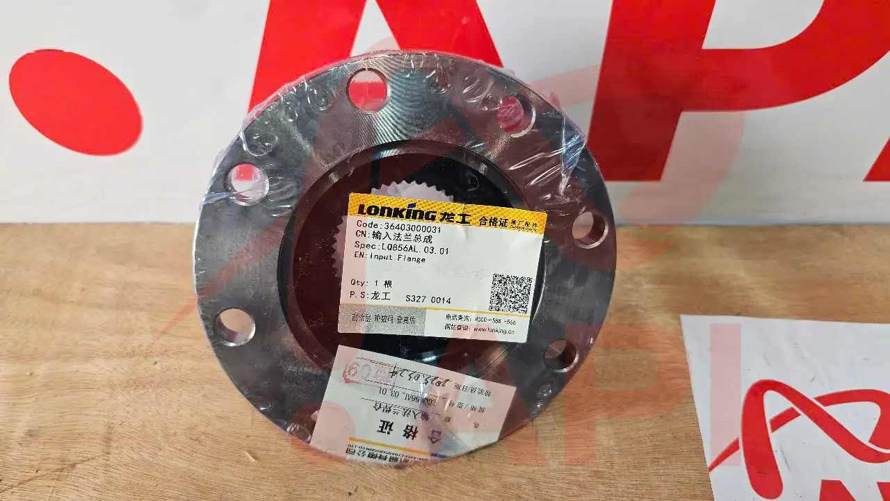 Mặt bích đầu vào cầu 36403000031 xúc lật Lonking ZL50NC kèm tem