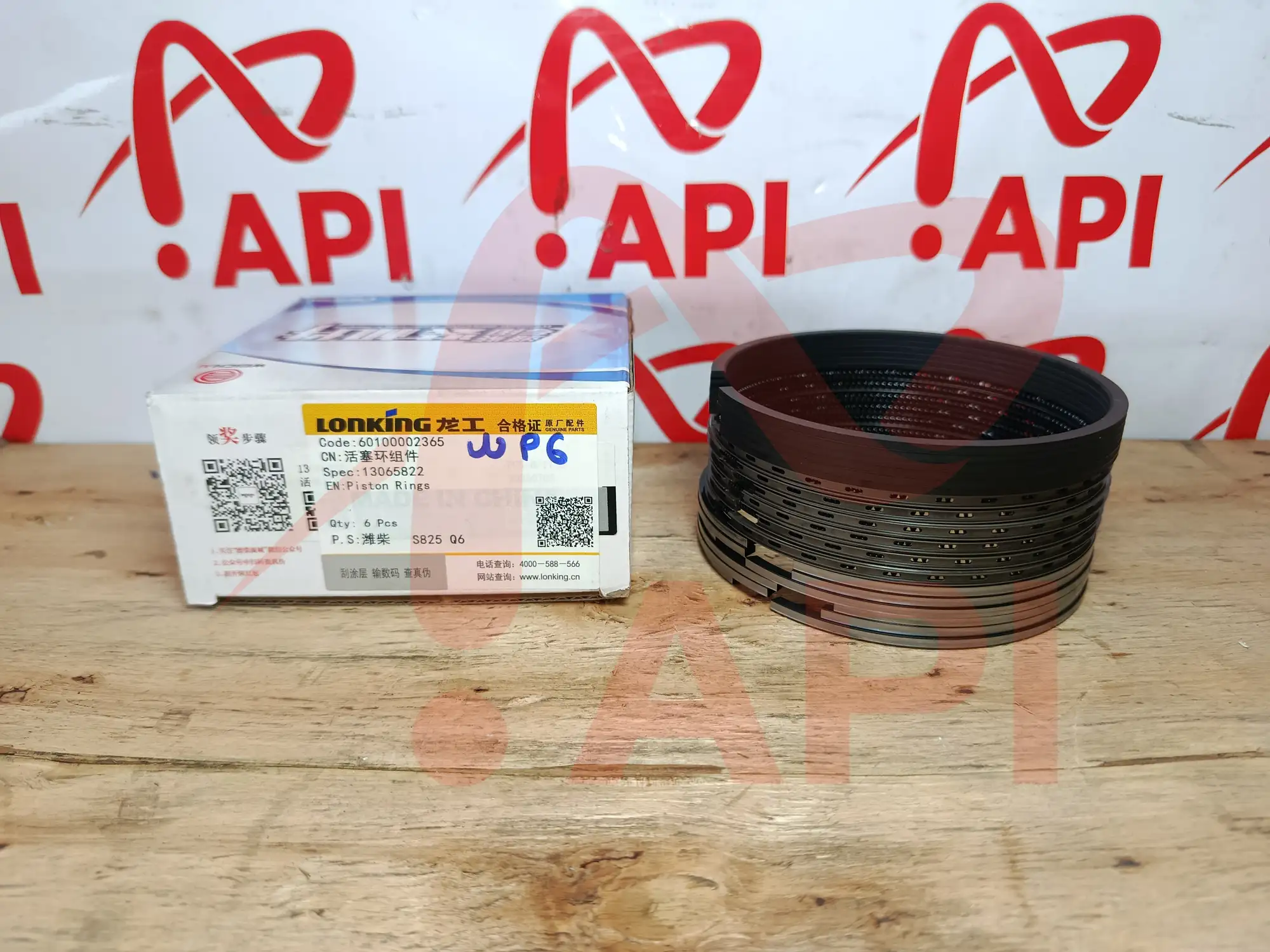 Xéc măng 60100002365 động cơ Weichai WP6 chính hãng