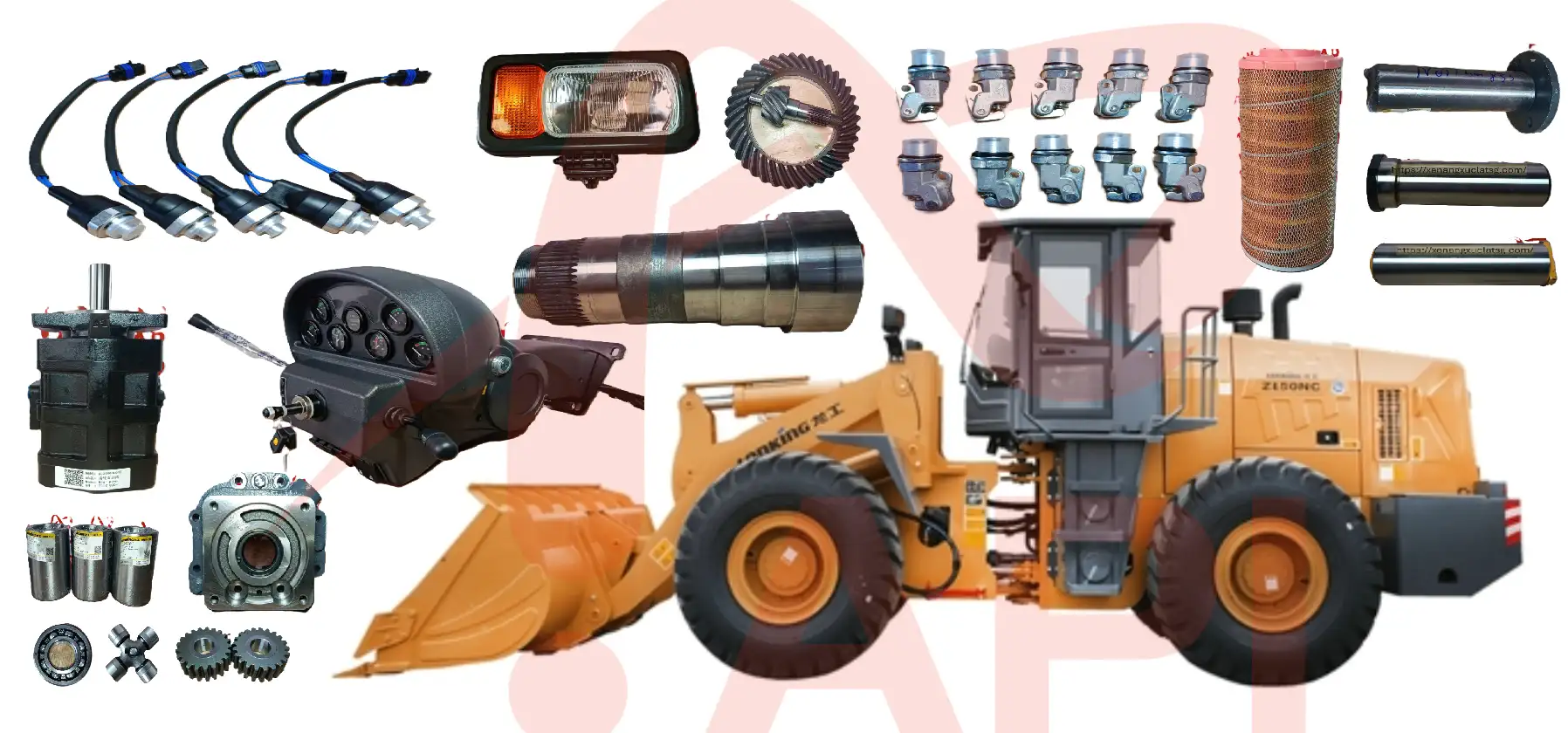 Các nhóm phụ tùng của xúc lật Lonking